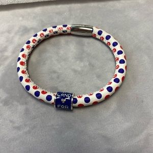 Brighton Leather bracelet. Magnetic closure